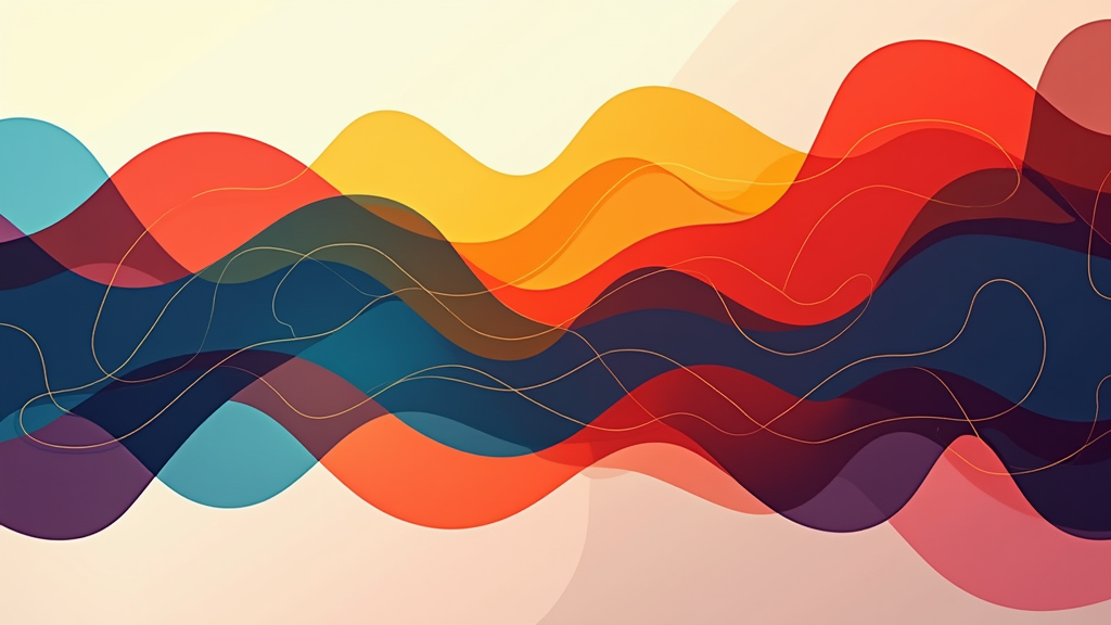 Illustration of motor skills in abstract form